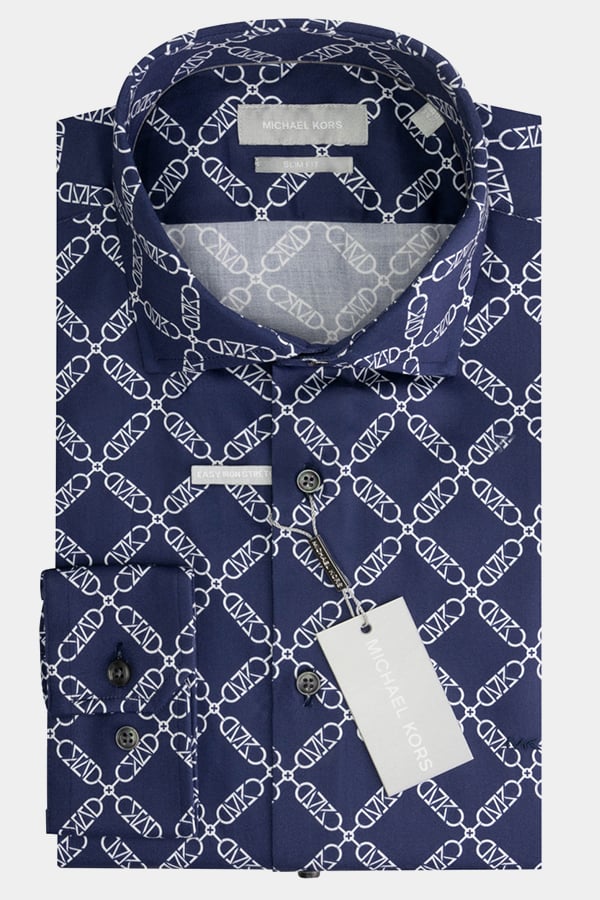 ΠΟΥΚΑΜΙΣΟ MICHAEL KORS - 411 ΜΠΛΕ